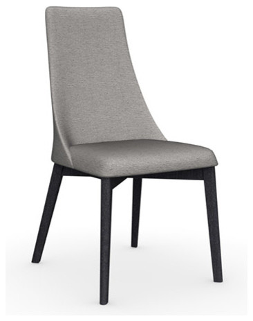 Etoile Chair, Graphite Legs, Denver A03 Color Fabric (Cord), Set of 2
