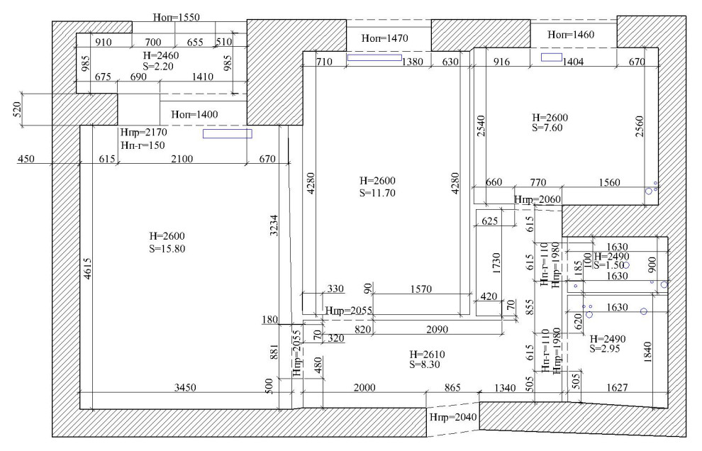 квартира 47.9кв м