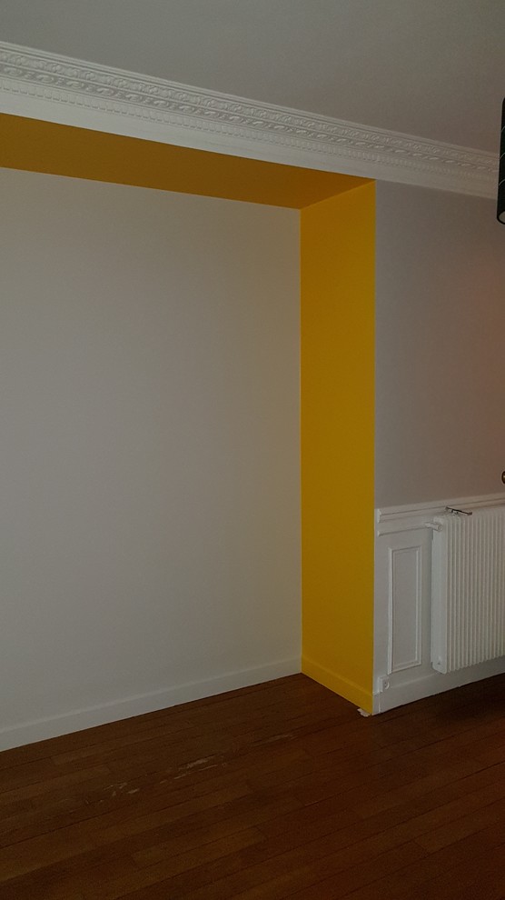 Peinture séjour en 3 tons de couleur PARIS 75018