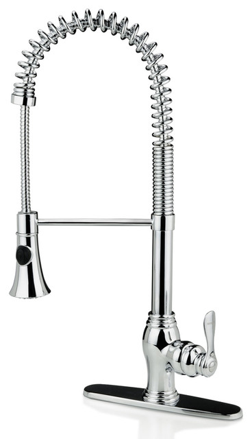 Leadfree Single Handle Commercial Style Pull Down Kitchen Faucet