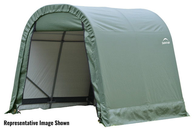 11'x16'x10' Round Style Shelter, Green