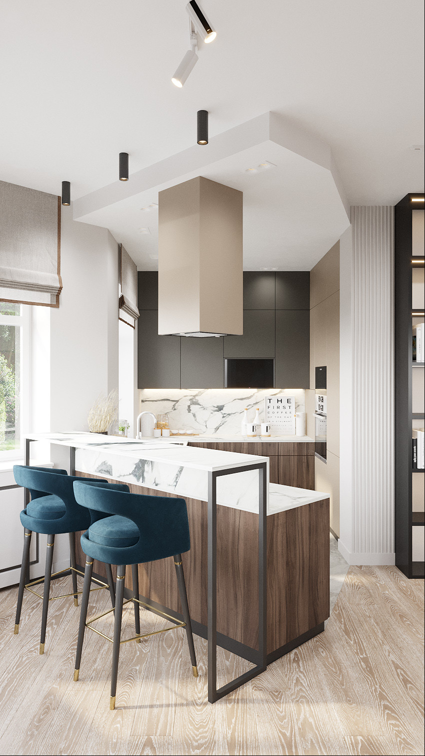 Интерьеры загородного дома в Подмосковье