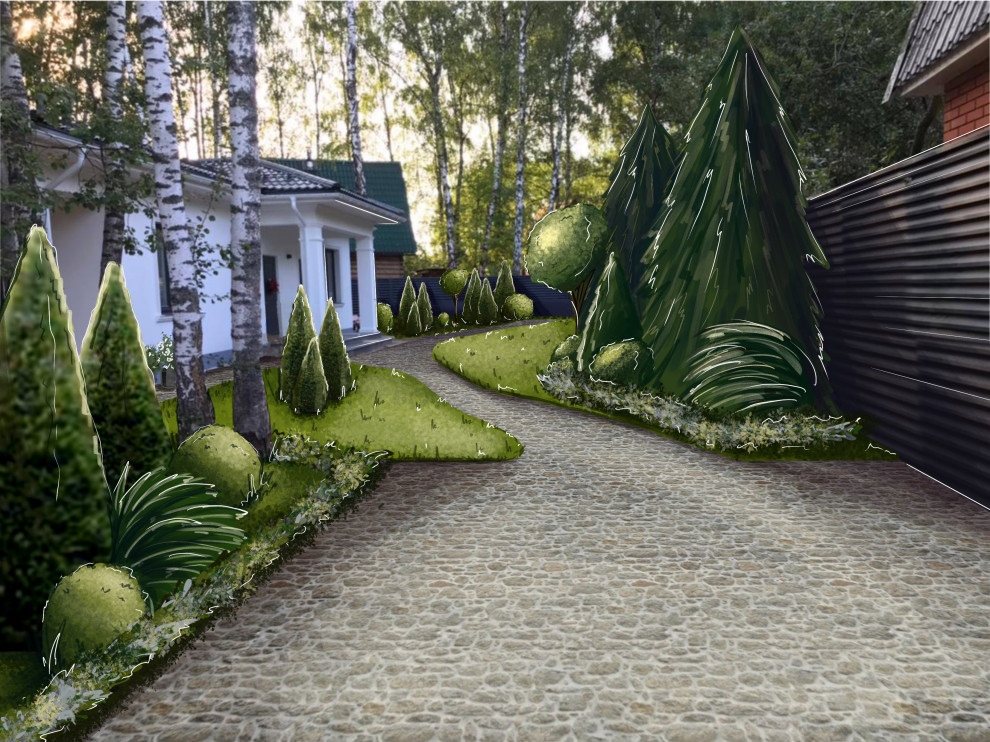 Скетч визуализация ландшафта