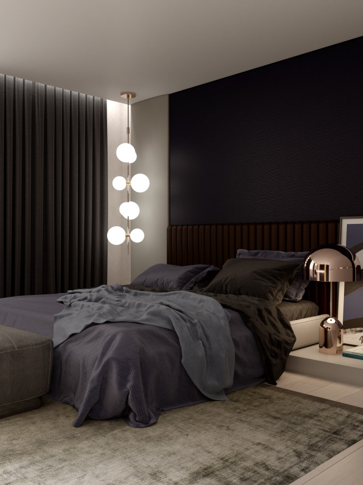 Проект квартиры 180 кв м «Монохром»