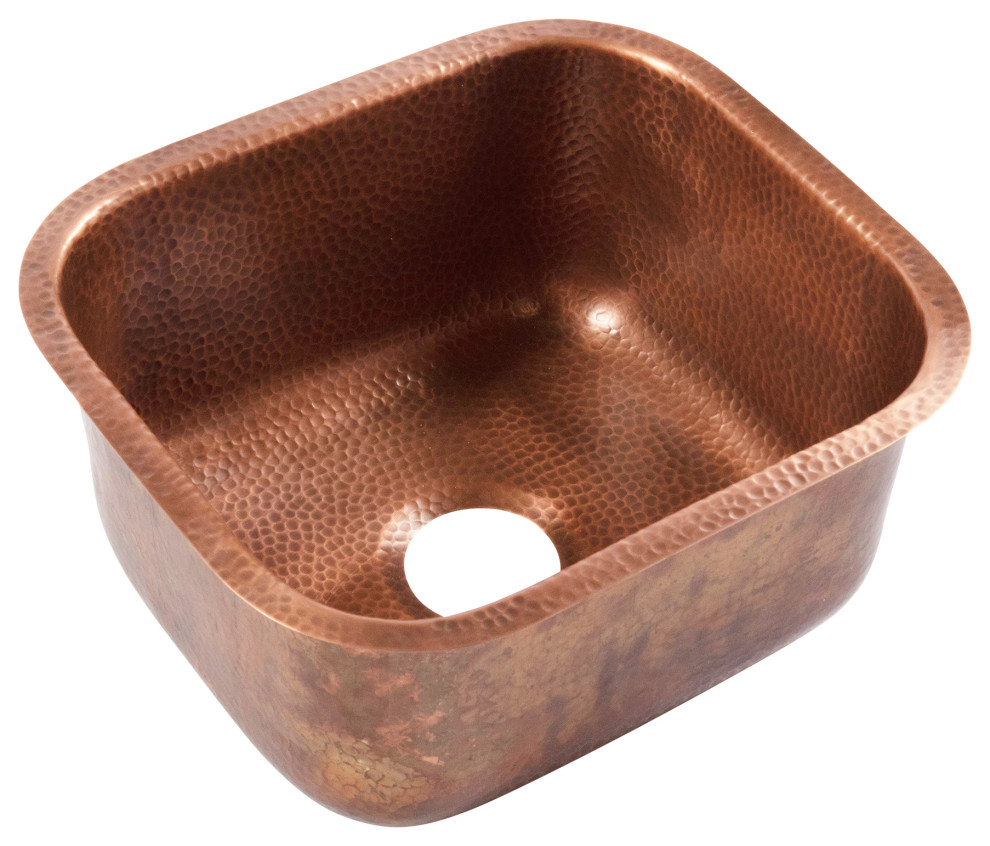 Orwell Copper 18" Single Bowl Undermount Kitchen Sink