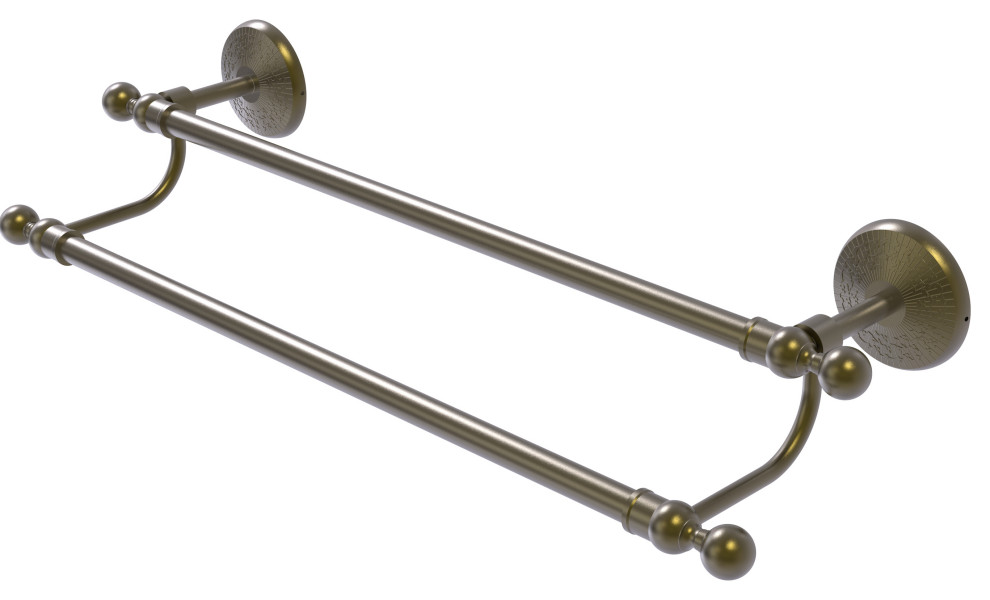 Monte Carlo Collection 18" Double Towel Bar, 24" Traditional Towel
