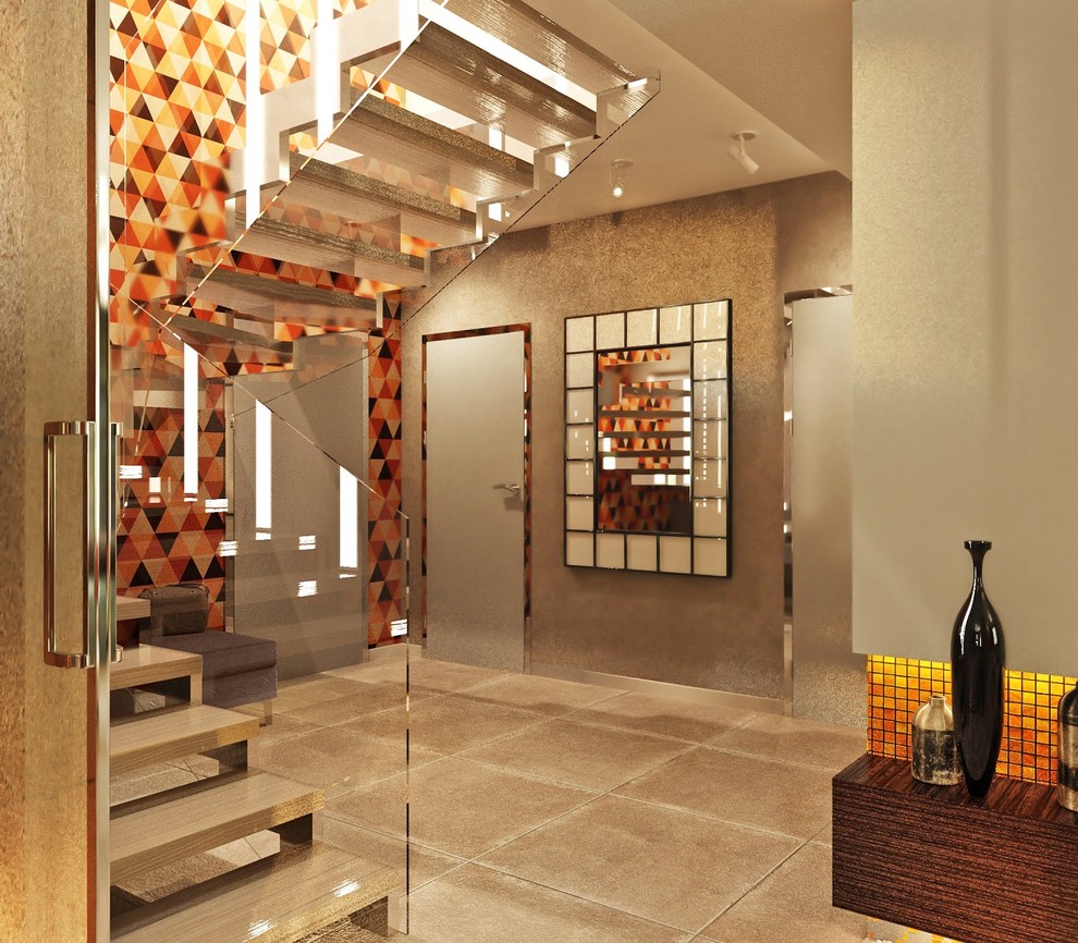 Двухуровневая квартира в современном стиле