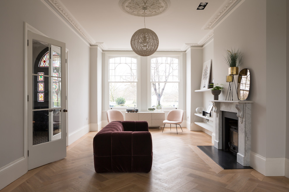 Home design - contemporary home design idea in London