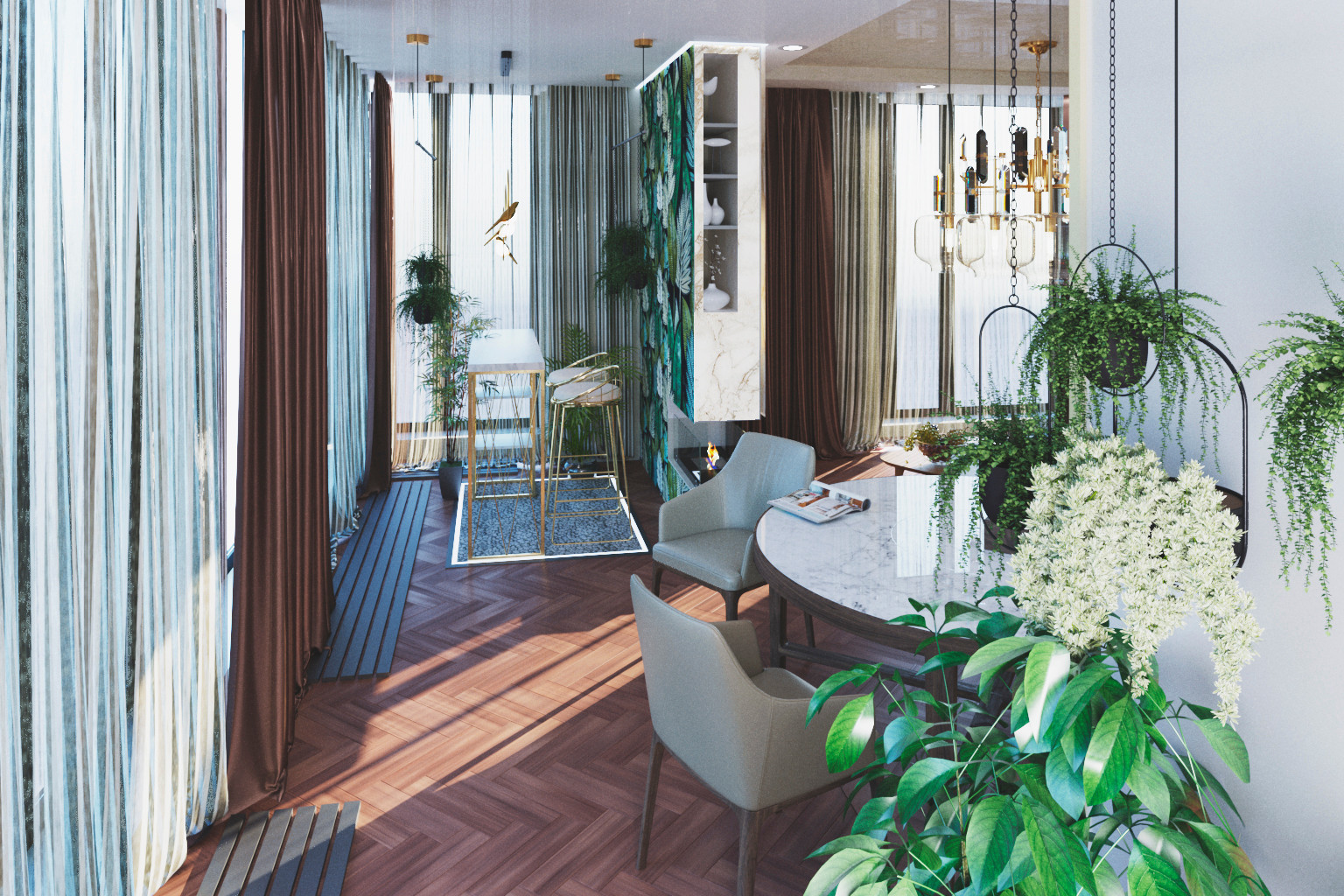 Жилой интерьер