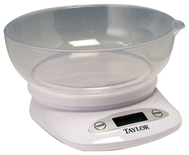Taylor 4 4lb Capacity Digital Kitchen Scale With Bowl