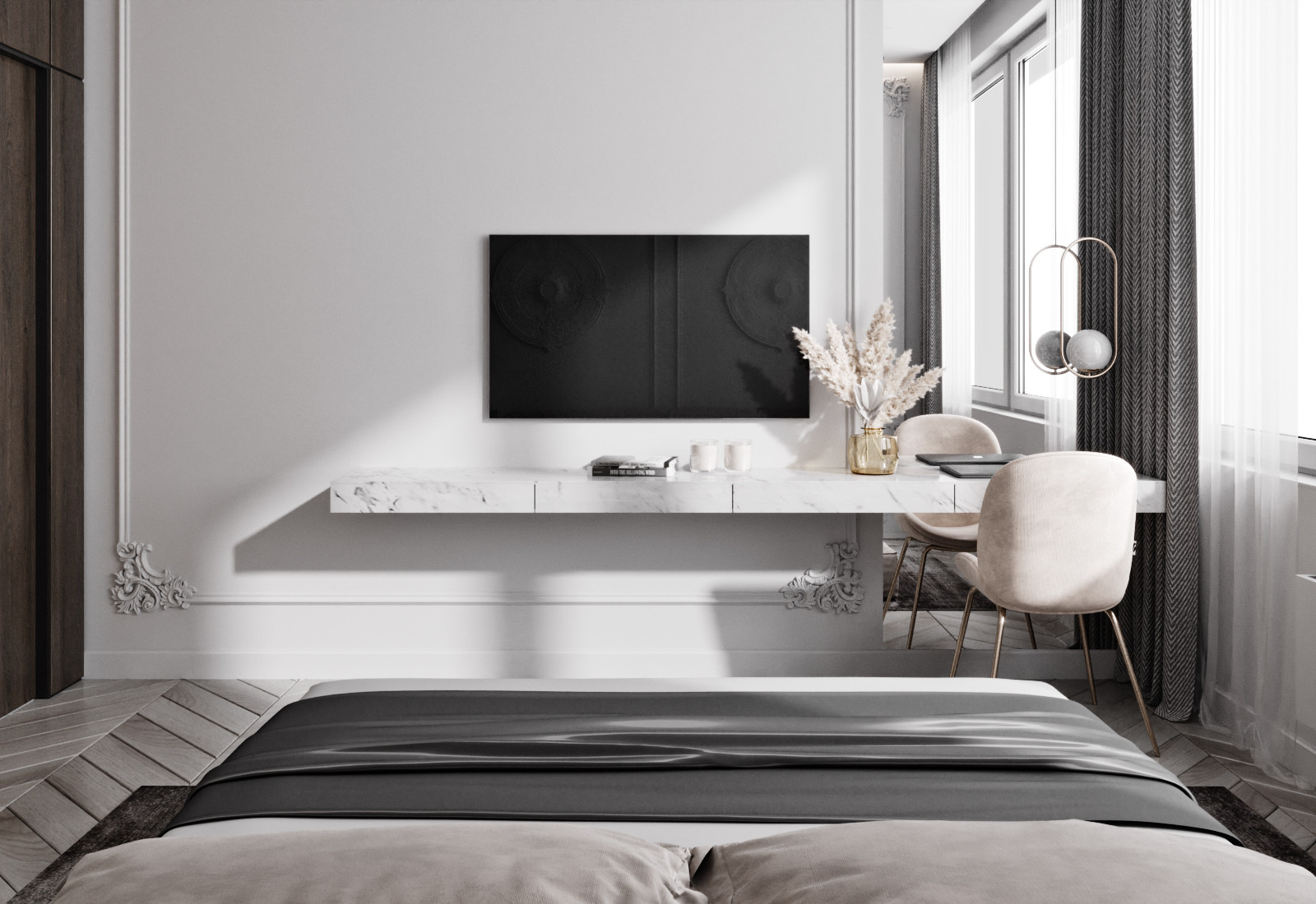 Квартира в стиле современная классика