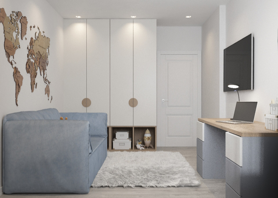 Светлый легкий интерьер для жизни