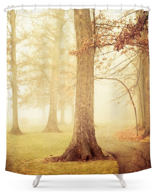 I Heard Whispering In The Woods Shower Curtain Contemporary