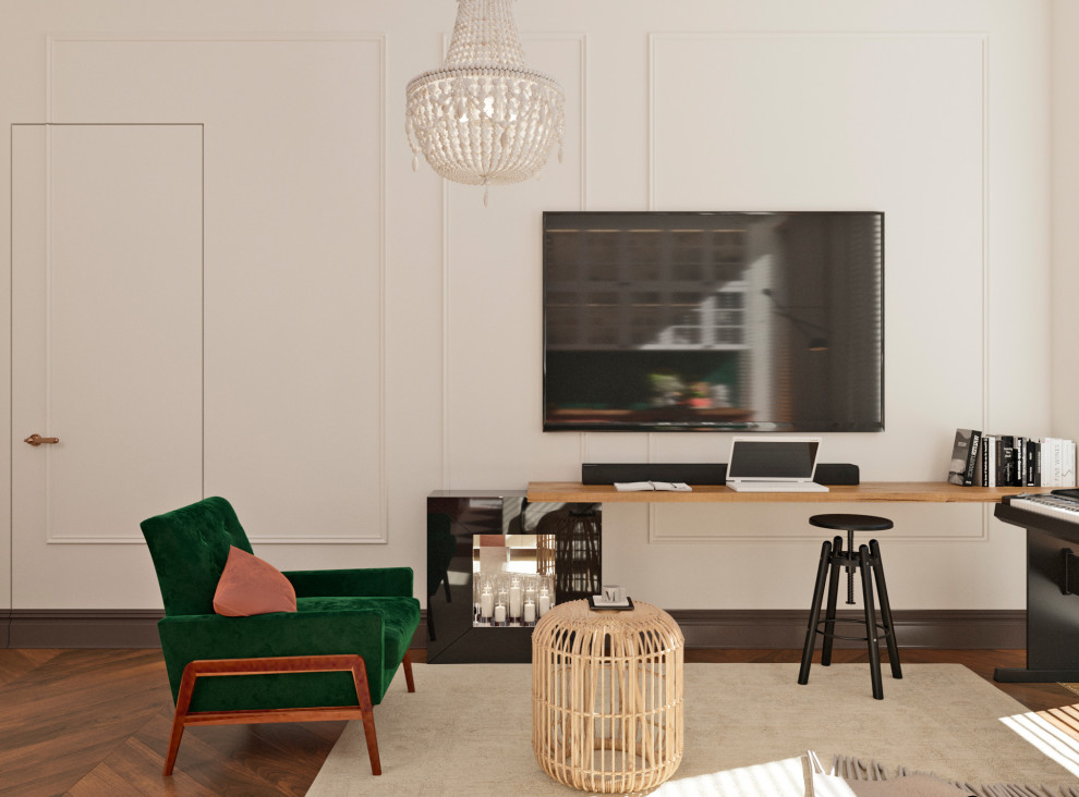 Яркая студия для молодой девушки