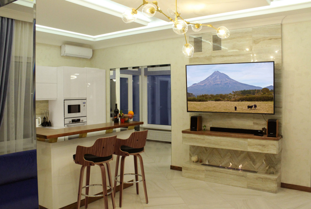 "Природная графика". Реализация проекта интерьера частного дома.