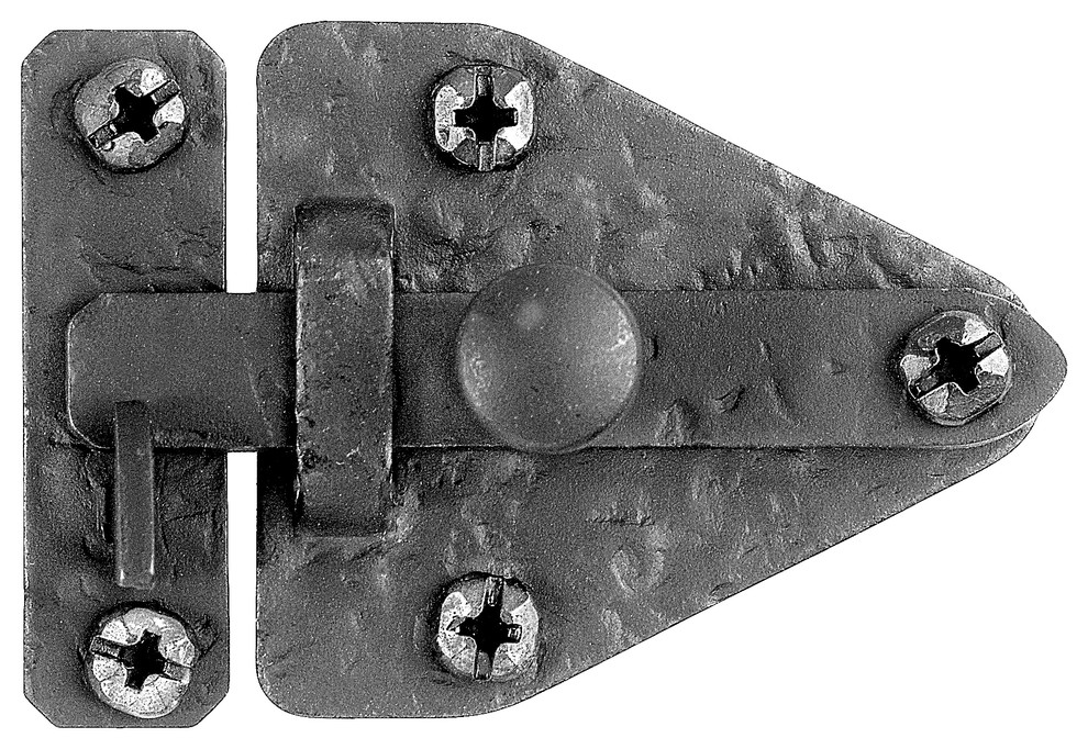 Cast Iron Latch, 2.8" Rustic Door Locks by KnobDeco Houzz