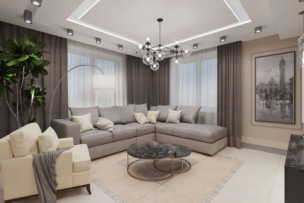 Современный дом с элементами традиционализма