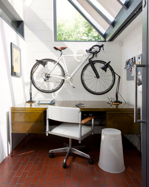 【Houzz】スポーツ用自転車を家の中に収納・保管する5つのアイデア 13番目の画像