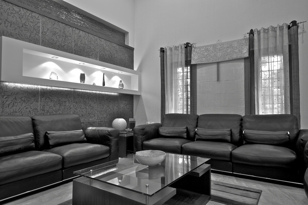 Modern living room in Bengaluru.