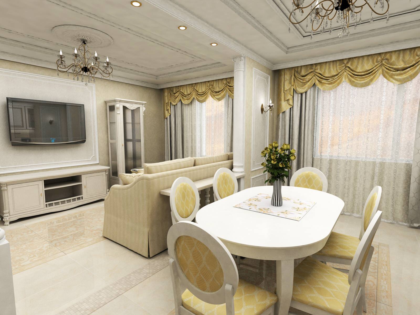 Гостиная в классике