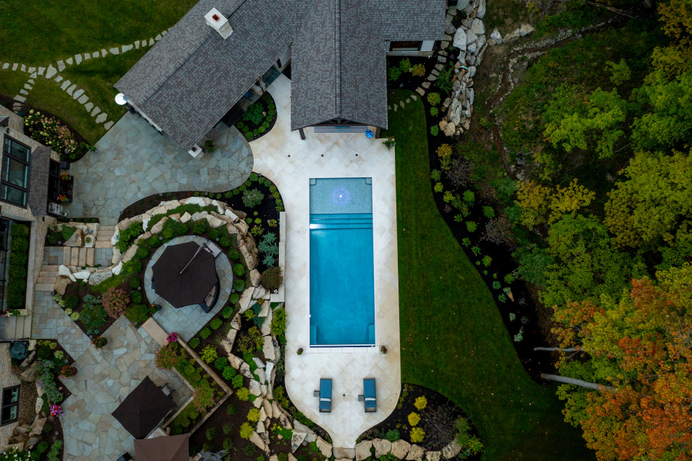 Country Pool and Pool House