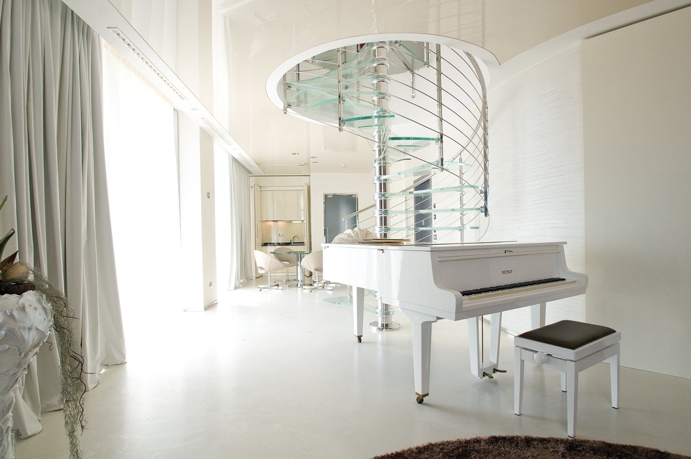 Immagine di un soggiorno contemporaneo