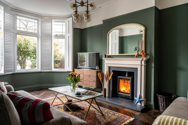 Dulwich Renovation nyklassisk-vardagsrum