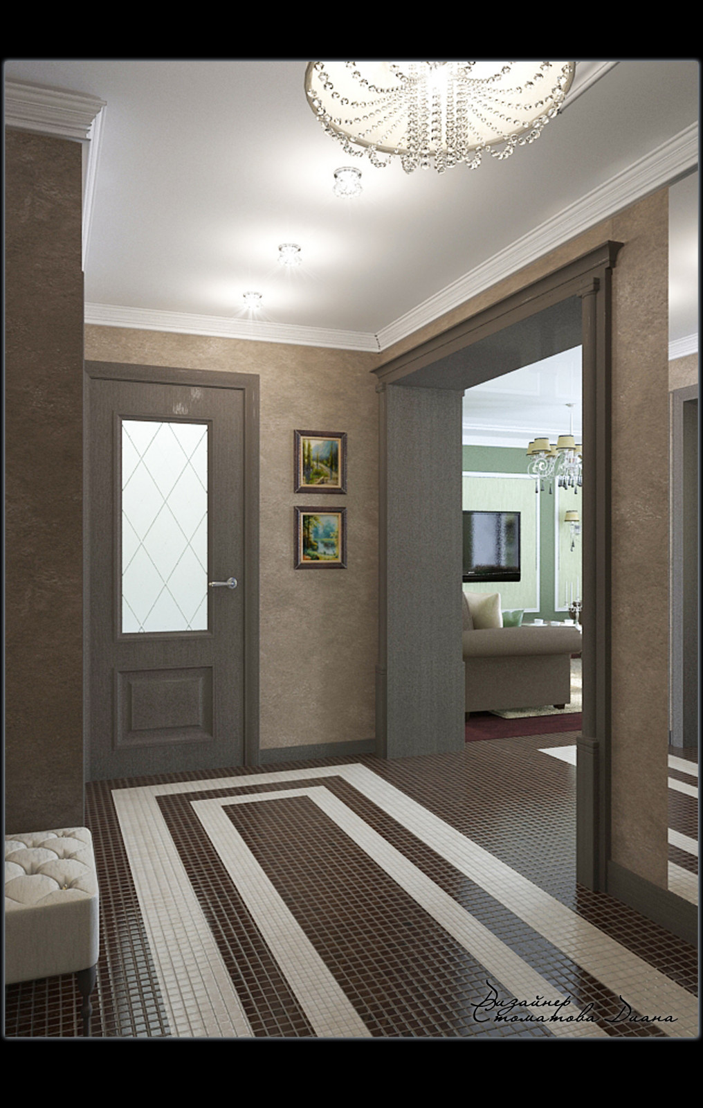 Квартира "классика в зеленом"