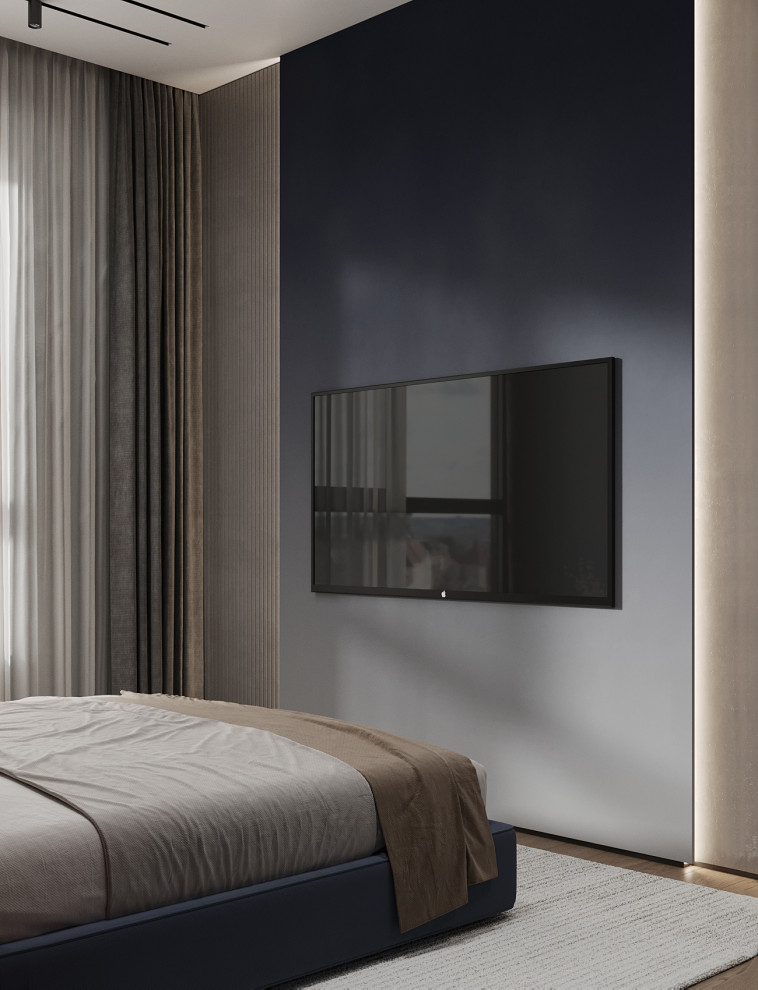 Брутальный интерьер квартиры 85 кв.м. в Москве. Проект