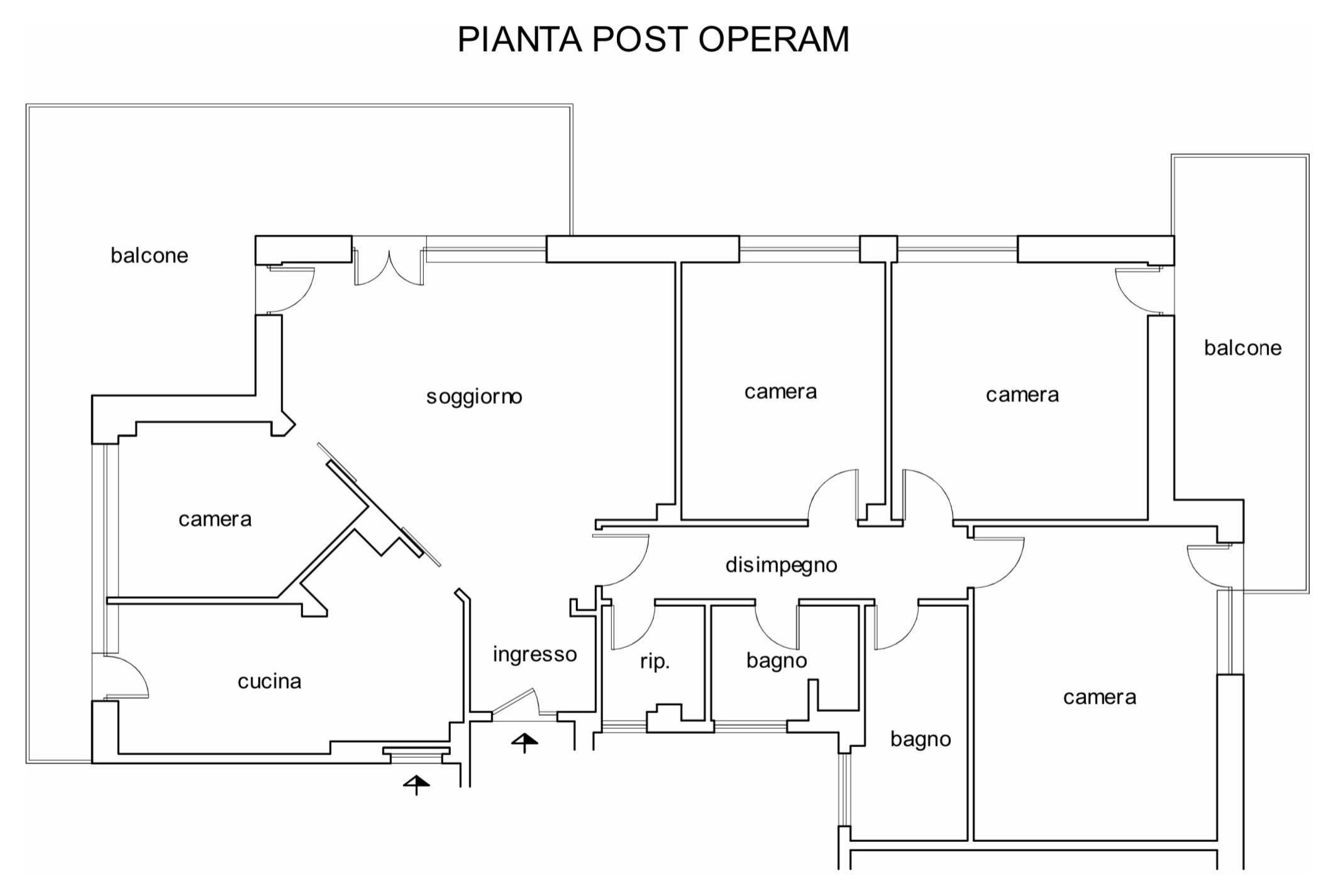 120 mq. per una famiglia di 5 persone