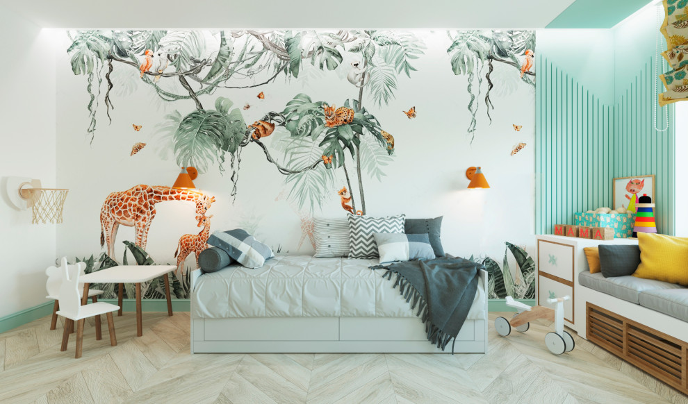 Квартира с яркими акцентами