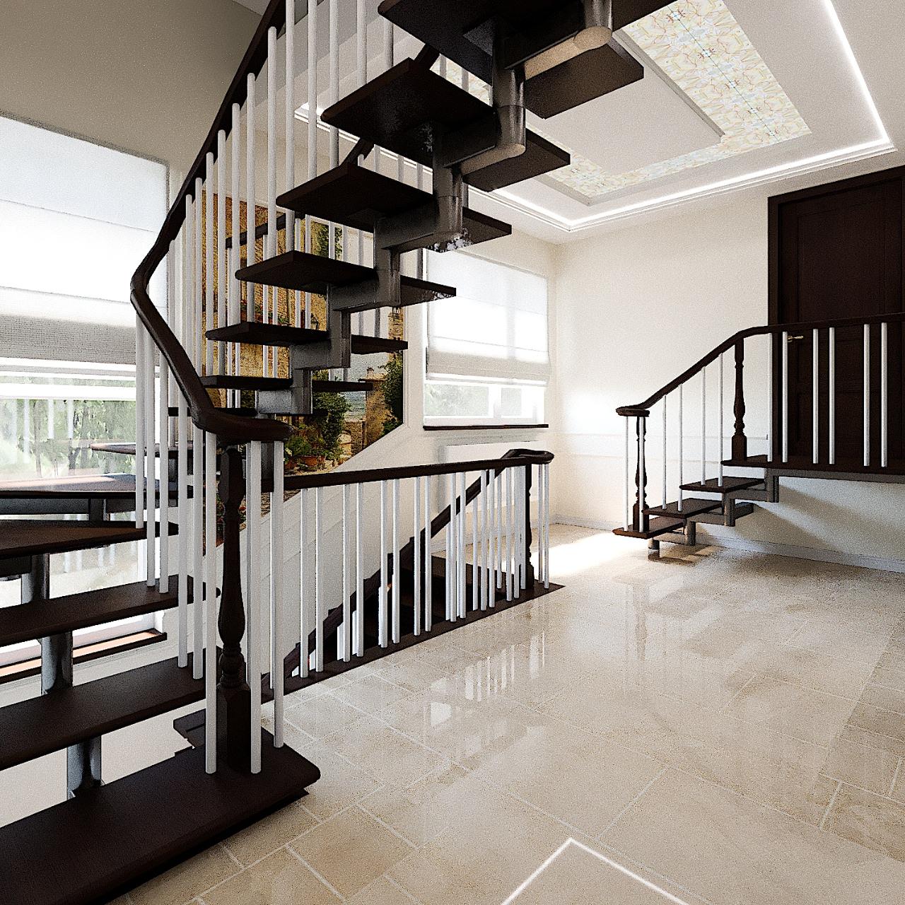 Дизайн-проект 3-х этажного особняка