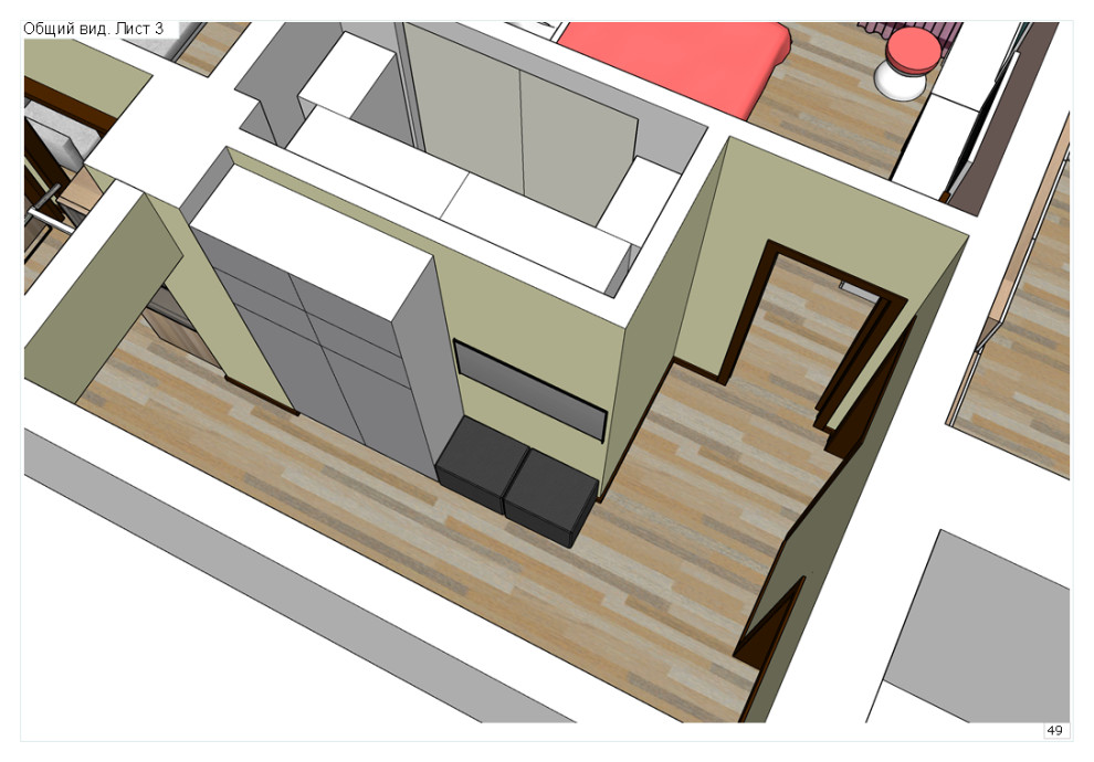 Трехкомнатная квартира в сталинском доме