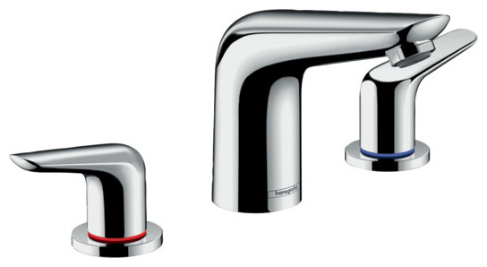 Hansgrohe Focus N Widespread Faucet 100, Pop-Up Drain, 1.2 Gpm Chrome