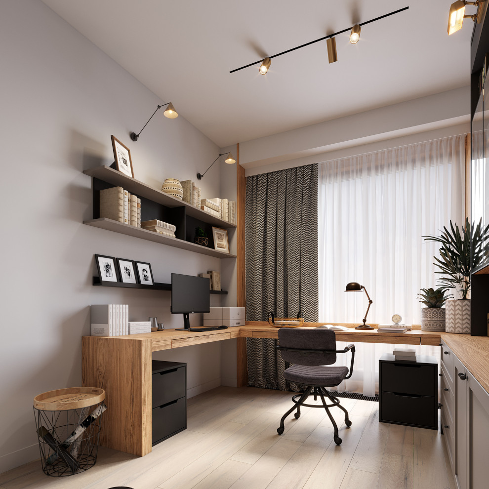 Квартира с зелеными акцентами