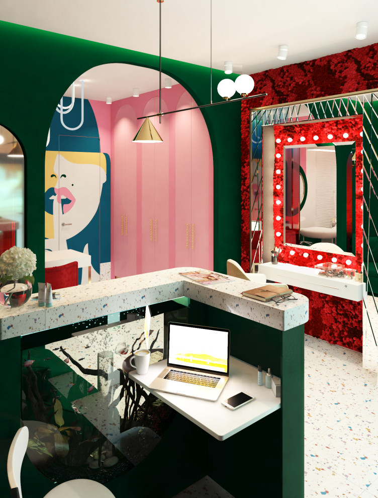 Дизайн интерьера салона перманентного макияжа в центре СПБ