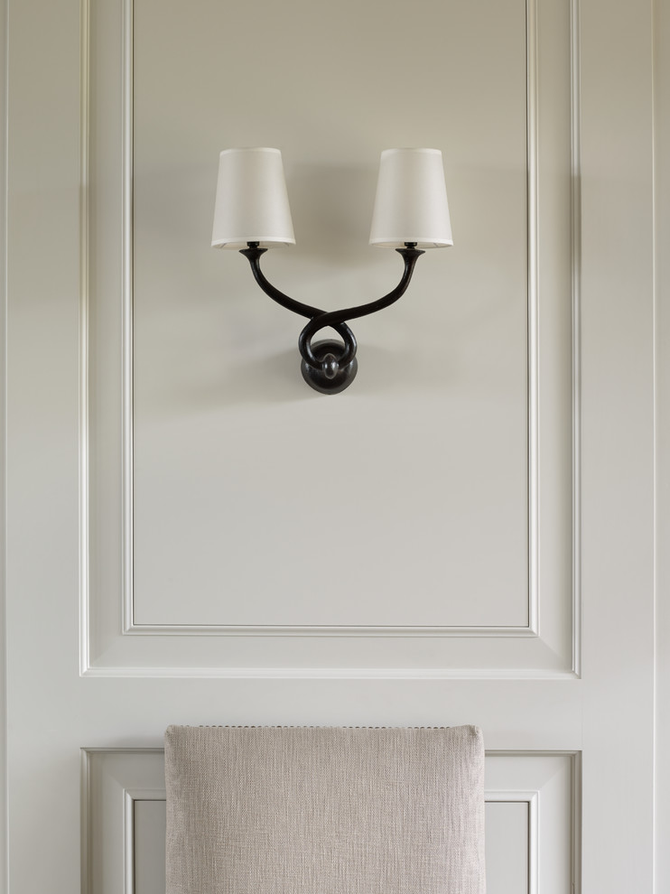 Hallway - coastal hallway idea in Atlanta