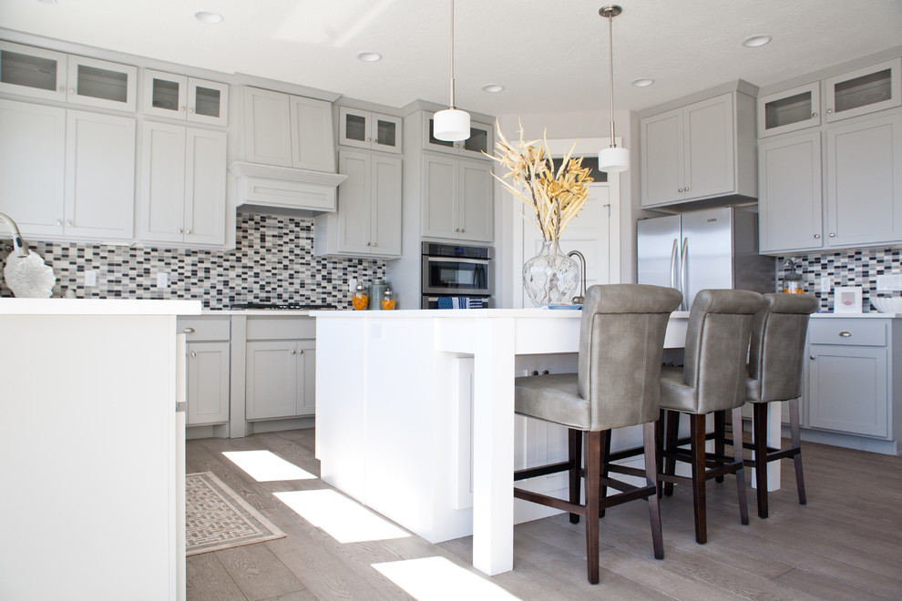 This is an example of a beach style kitchen in Salt Lake City.