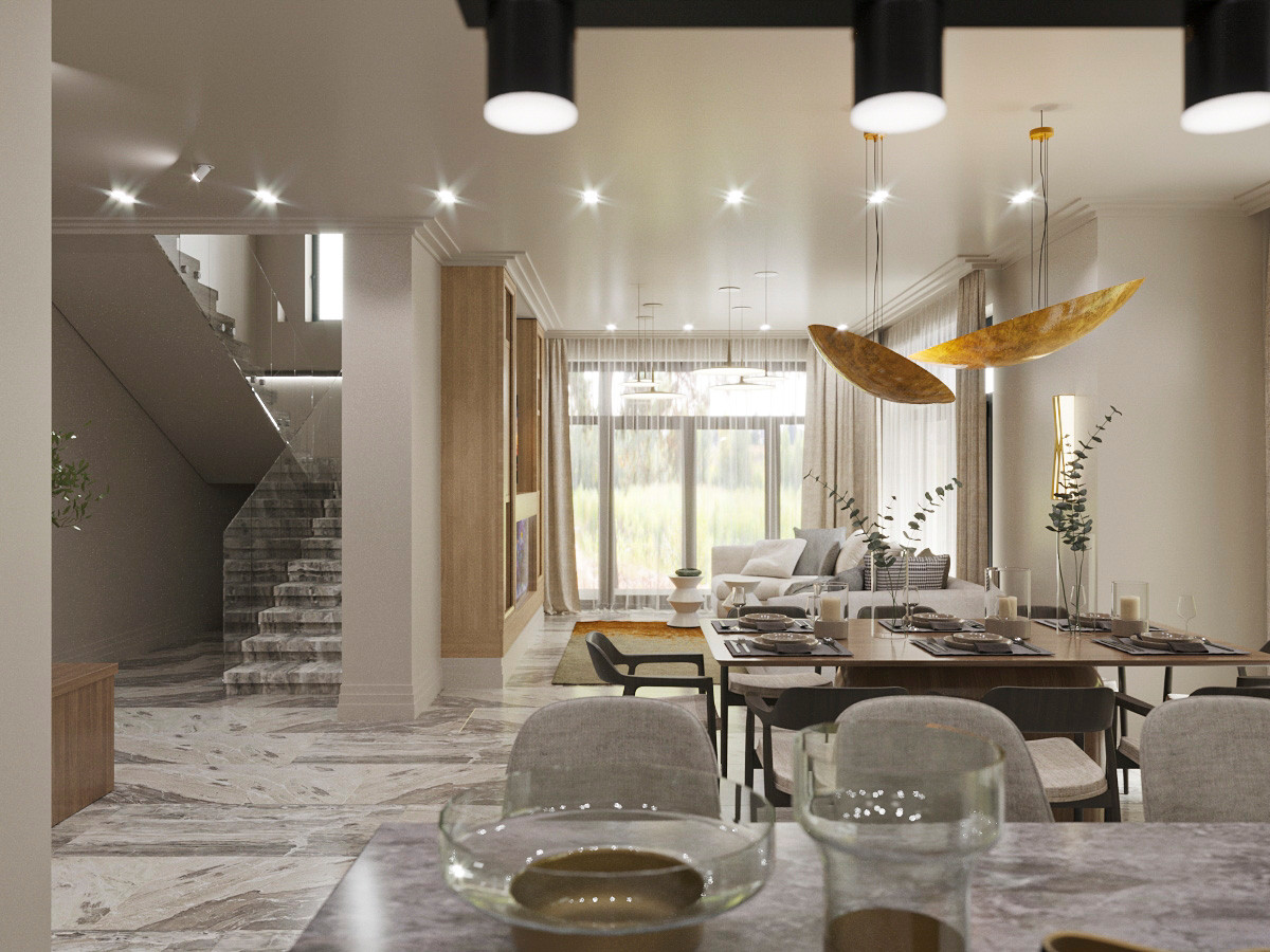 Проект дома на новой риге для семьи Пынзарей Сергея и Дарьи