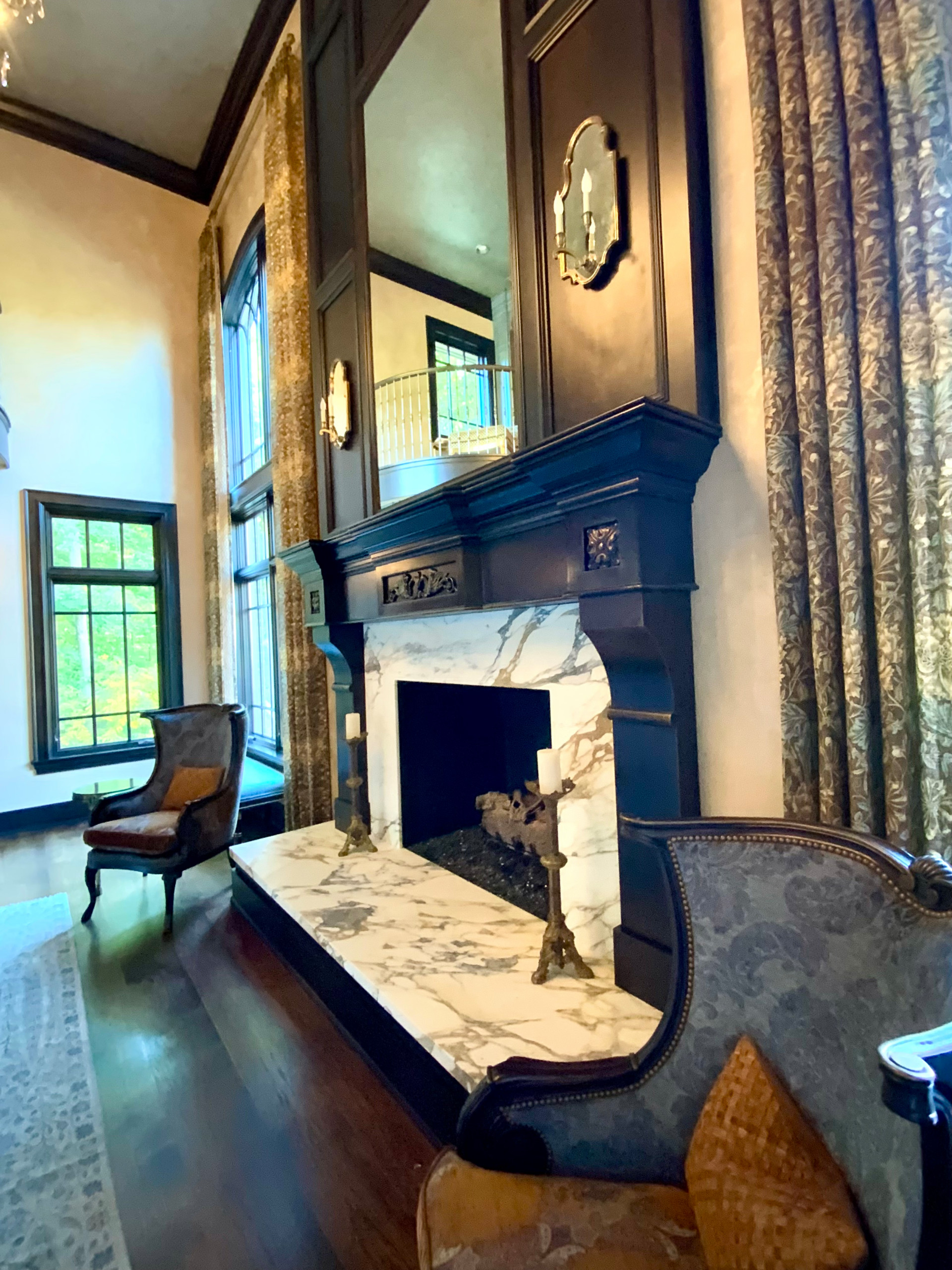 A Luxurious Two-Story Home Library