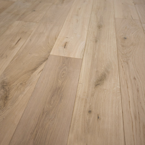 French Oak Unfinished Engineered Wood Floor Wide Plank 7 1/2" x 1/2" Sample