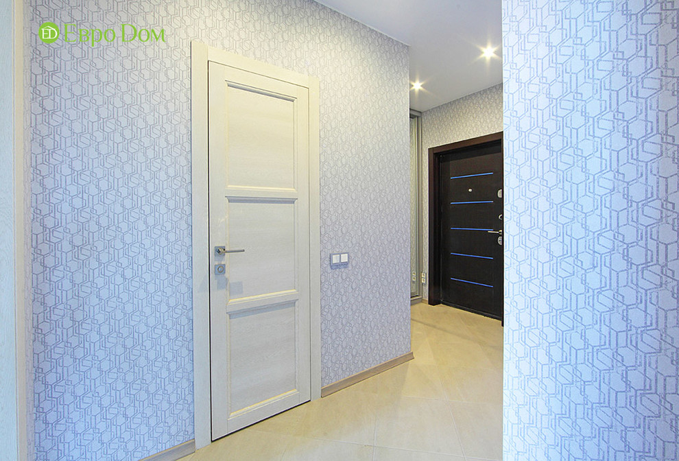 Ремонт однокомнатной квартиры 38 кв. м в современном стиле. Фото проекта