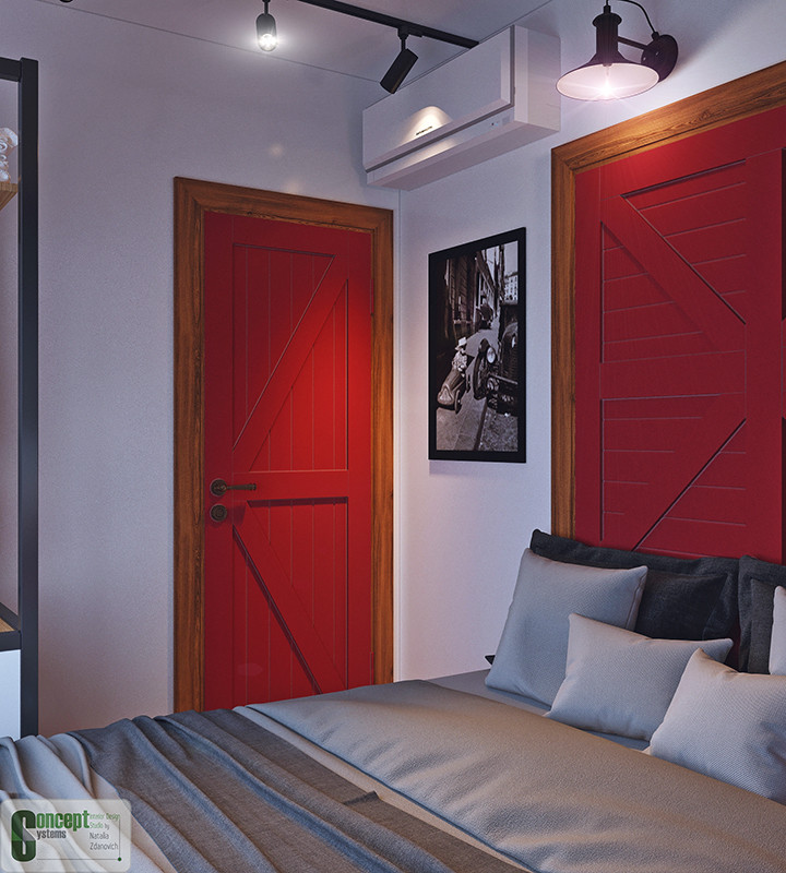 Дом из морского контейнера (спальня 2)