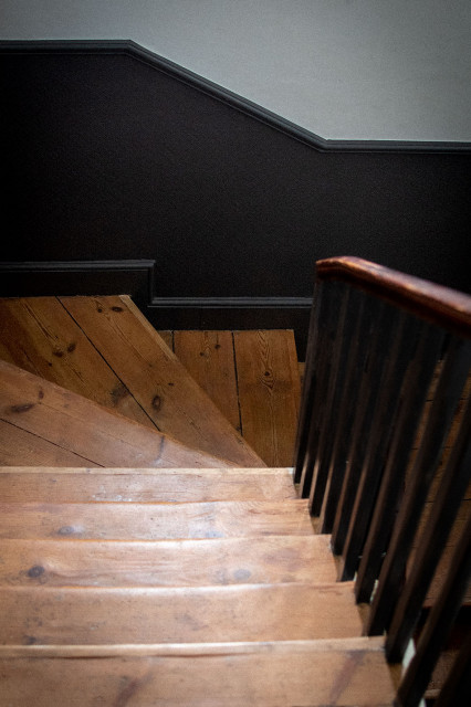 Georgian Home, Yorkshire eclectique-escalier