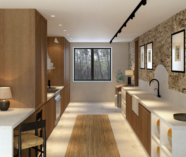 Mas&iacute;a 'Rambla Mar&iacute;a' country-kitchen