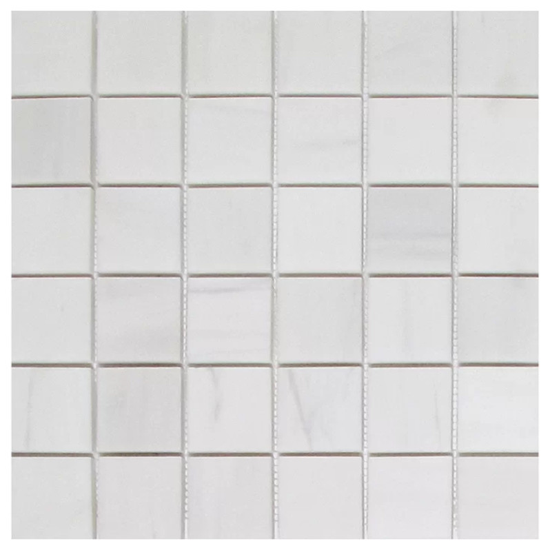 12"x12" Dolomite Marble Soft Touch Mosaic Squares - Contemporary - Wall And  Floor Tile - by All Marble Tiles | Houzz