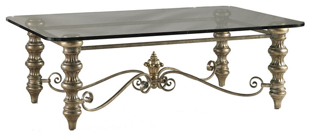 Lexington Henry Link Trading Co. Palazzo Silver Cocktail Table 4011-604C