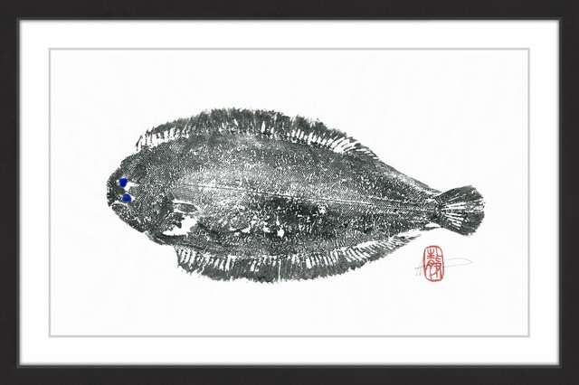 "Dover Sole" Framed Painting Print, 18"x12"