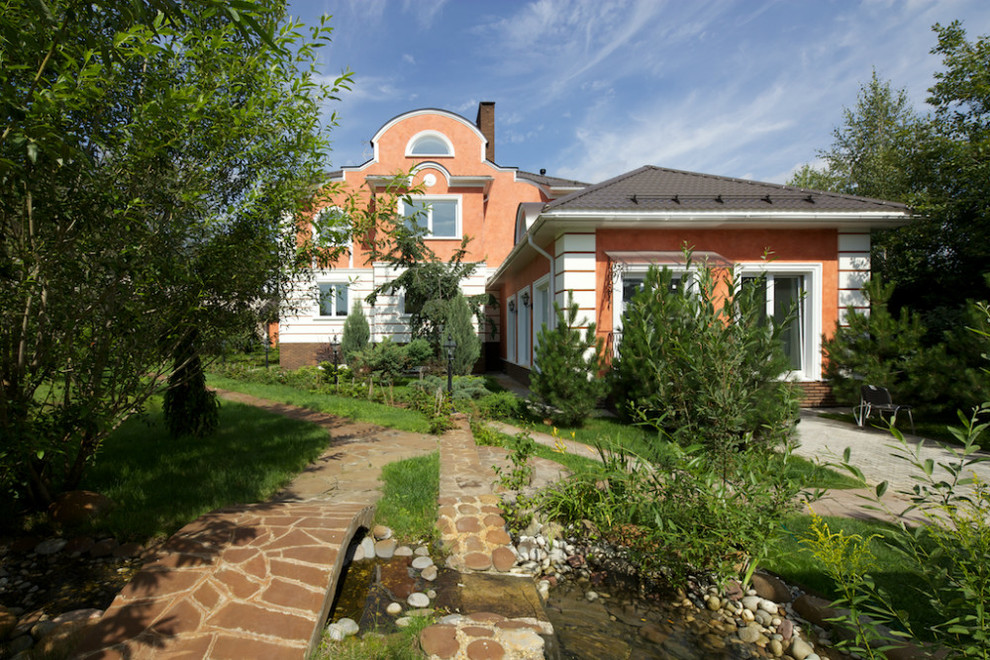 Фасад дома в Подмосковье