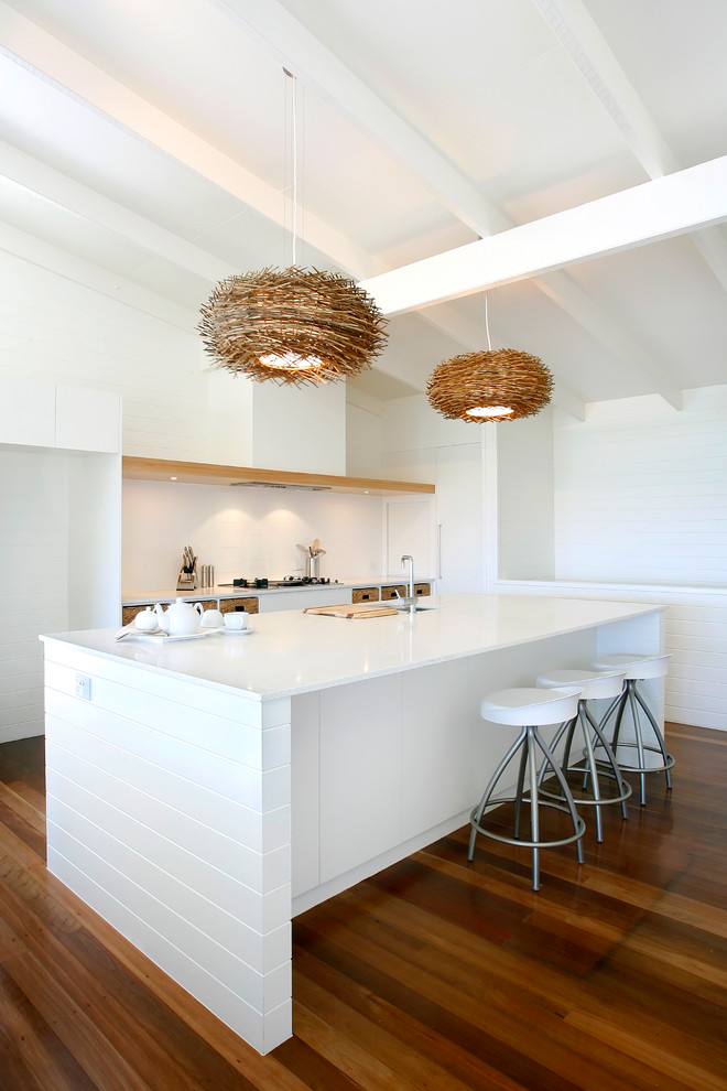 Photo of a beach style kitchen in Sunshine Coast.
